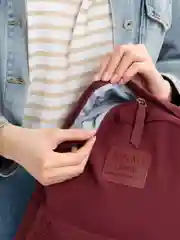 Вишнёвый рюкзак повседневный