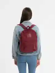 Вишнёвый рюкзак повседневный