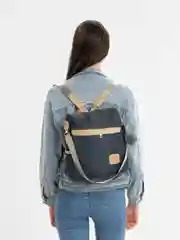 Серый рюкзак женский