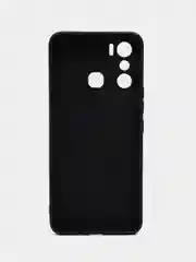 Черный силиконовый чехол для Infinix Hot 20 Play 4G (Инфиникс Хот 20 плей)