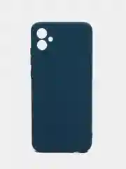 Синий чехол для Samsung Galaxy A04E, прозрачный (Самсунг Галакси А04Е)