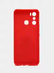 Красный силиконовый чехол для Infinix Hot 20 Play 4G (Инфиникс Хот 20 плей)