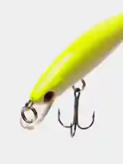 Желтый рыболовный воблер "Минноу" (Minnow), 8 см, 8 г, 5 цветов