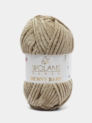 Пряжа плюшевая Wolans Bunny Baby (Воланс Банни Бэби), 100% полиэстер, 120 м, 100 г