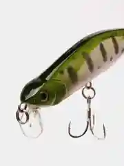 Зеленый рыболовный воблер "Минноу" (Minnow), 10 см, 12 г, 6 цветов