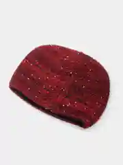 Тёмно-бордовый шапка женская Канна