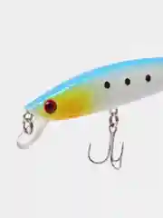 Белый рыболовный воблер "Минноу" (Minnow), 10,5 см, 11 г, 7 цветов