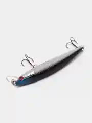 Тёмно-серый рыболовный воблер "Минноу" (Minnow), 8,7 см, 8 г, 10 цветов