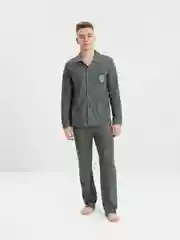 Хаки пижама мужская, костюм домашний