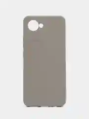 Серый чехол для Realme C30 / C30S / Narzo 50i PRIME / Реалми  силиконовый, матовый, прозрачный