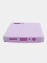 Сиреневый чехол для Realme C30 / C30S / Narzo 50i PRIME / Реалми  силиконовый, матовый, прозрачный
