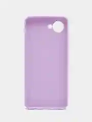 Сиреневый чехол для Realme C30 / C30S / Narzo 50i PRIME / Реалми  силиконовый, матовый, прозрачный
