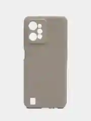 Серый чехол для Realme C31 (Реалми С31), силиконовый, матовый