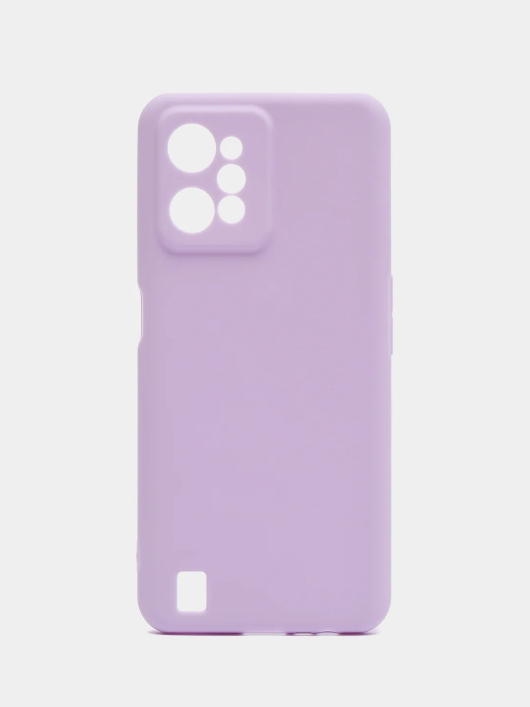 Сиреневый чехол для Realme C31 (Реалми С31), силиконовый, матовый