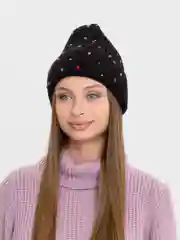 Черный шапка "Ролина"