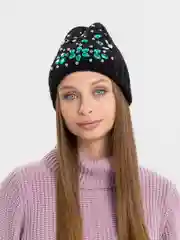 Зелёный хаки шапка "Ролина"