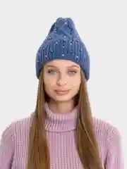 Индиго шапка "Ролина"
