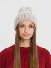 Светло-бежевый шапка "Ролина"