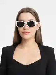 Белый женские имиджевые солнцезащитные очки, UV400
