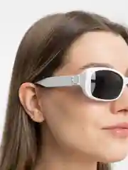 Белый женские имиджевые солнцезащитные очки, UV400