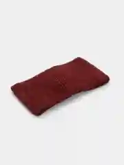 Алый повязка вязаная на голову, женский ободок
