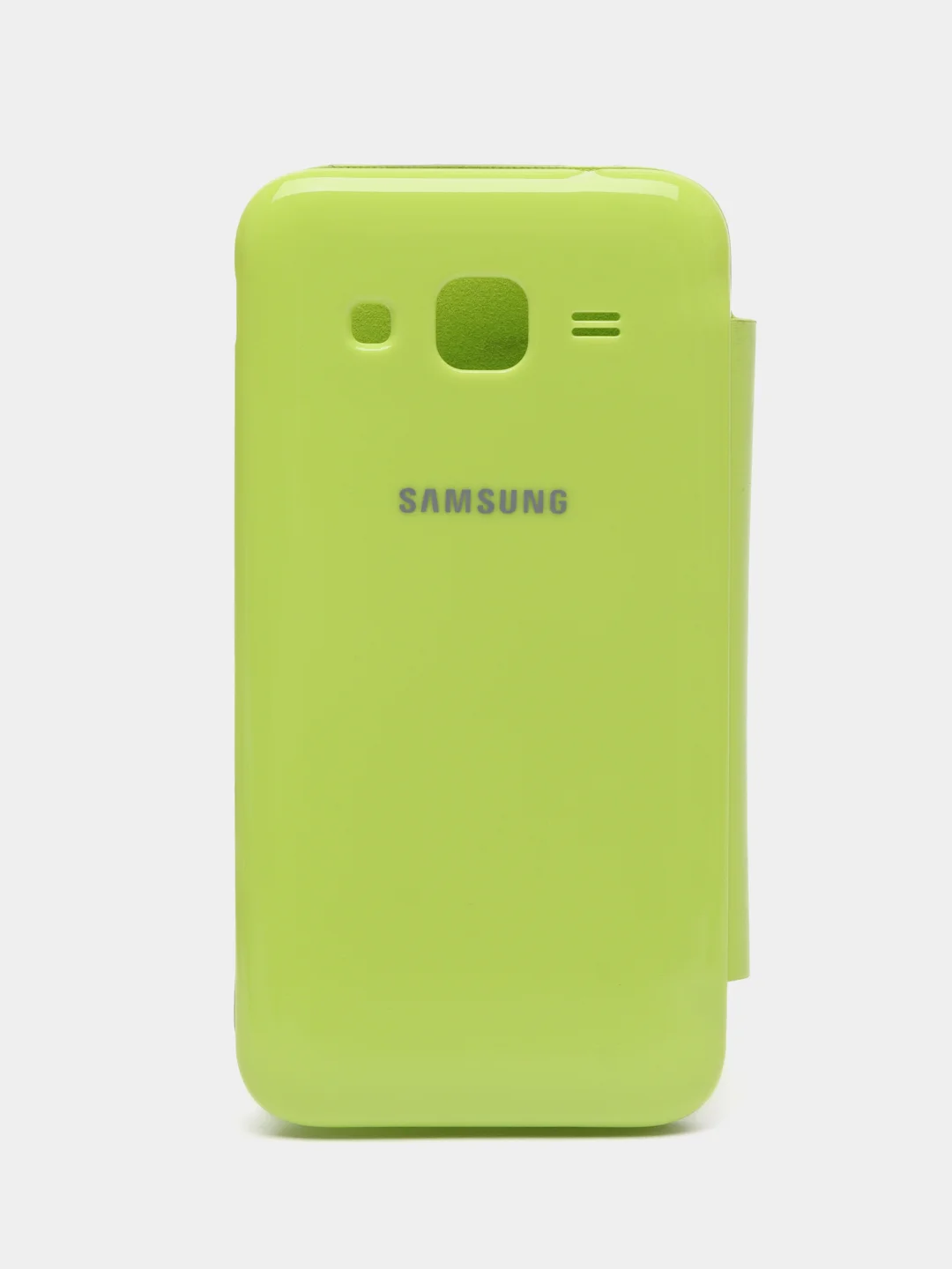 Салатовый чехол-книжка для Samsung Galaxy Core Prime, кожаный