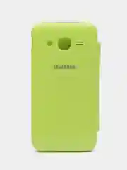 Салатовый чехол-книжка для Samsung Galaxy Core Prime, кожаный