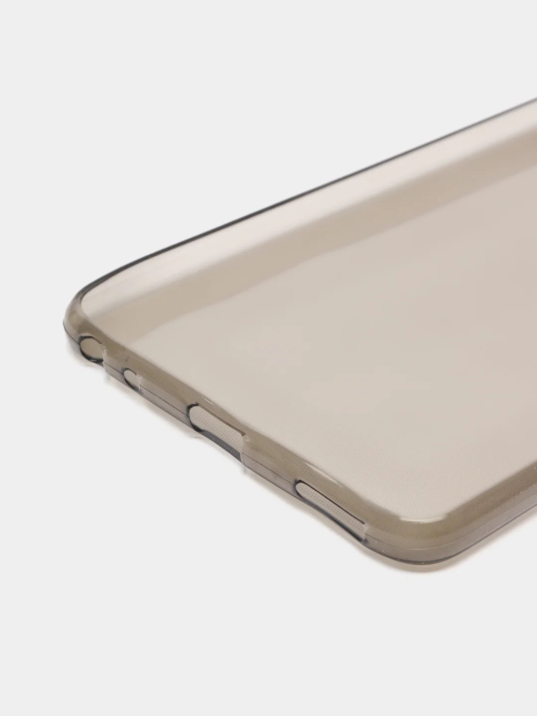 Тёмно-серый прозрачный силиконовый чехол на Meizu M3 Max