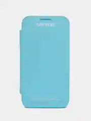 Голубой чехол-книжка для Samsung Galaxy Core Prime, кожаный