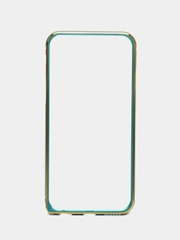 Бампер алюминиевый для iPhone 6, 6S, с золотым узором