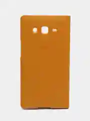 Горчичный кожаный чехол-книжка для Samsung Galaxy Grand 2