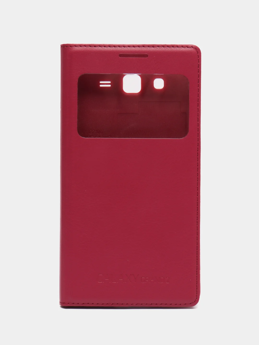 Фуксия кожаный чехол-книжка для Samsung Galaxy Grand 2