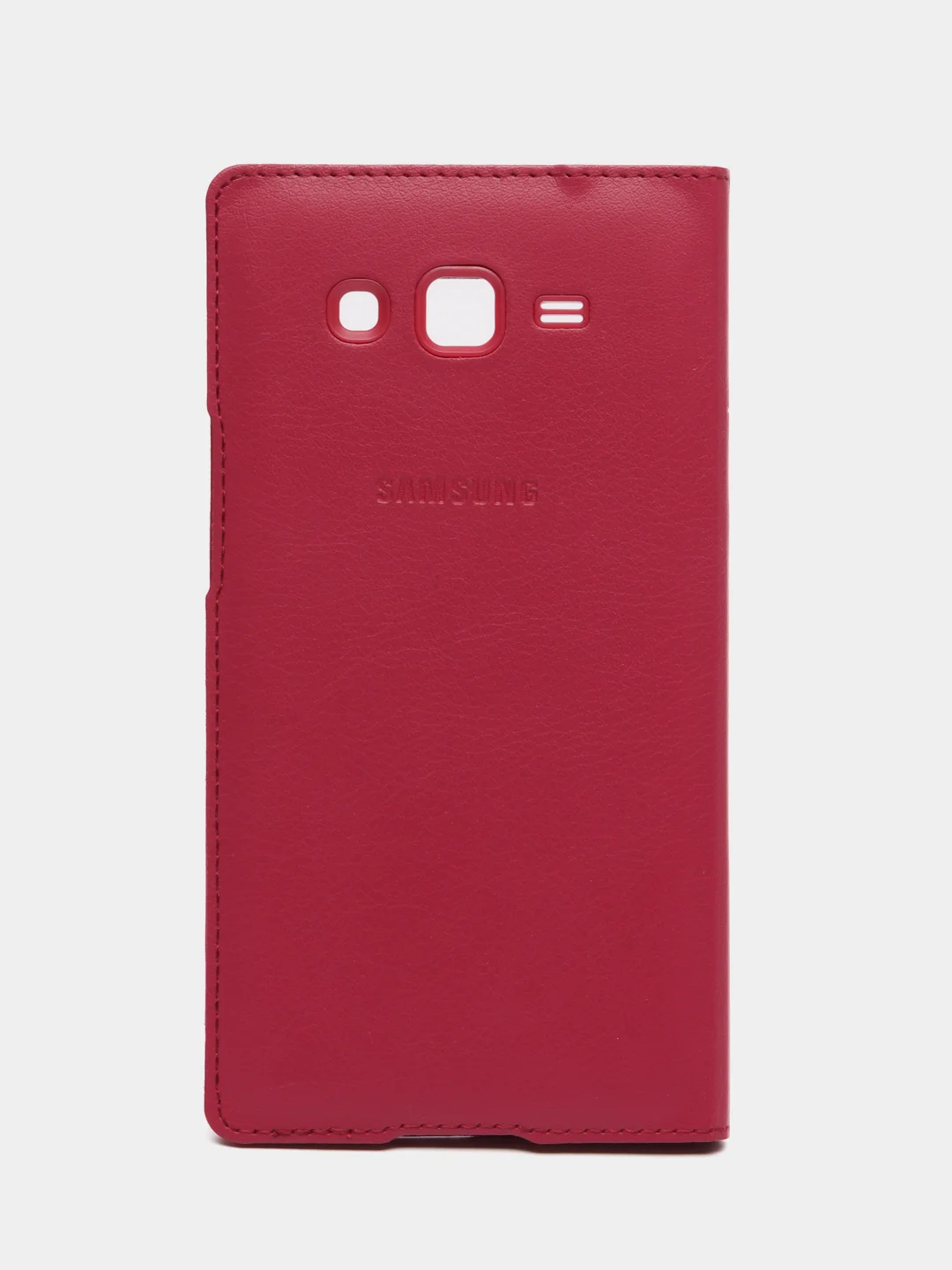 Фуксия кожаный чехол-книжка для Samsung Galaxy Grand 2