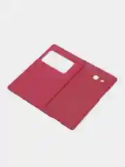 Фуксия кожаный чехол-книжка для Samsung Galaxy Grand 2