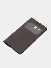 Бежевый меланж кожаный чехол-книжка для Samsung Galaxy Grand 2