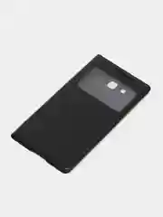 Черный кожаный чехол-книжка для Samsung Galaxy Grand 2
