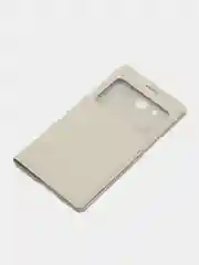 Слоновая кость кожаный чехол-книжка для Samsung Galaxy Grand 2