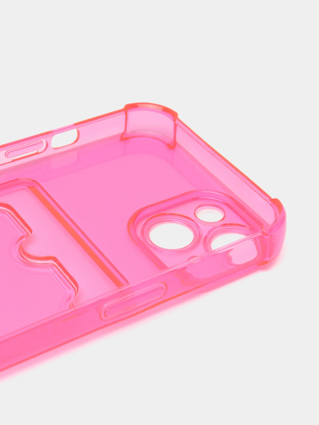 Фуксия чехол с карманом для карт iPhone XR, 11, 12, 13, 14, 15, Pro, Pro Max, Plus, 7, 8, айфон