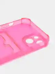 Фуксия чехол с карманом для карт iPhone XR, 11, 12, 13, 14, 15, Pro, Pro Max, Plus, 7, 8, айфон