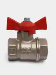 Кран шаровый Ду 15 (1/2) PN40, латунный, покрыт никелем