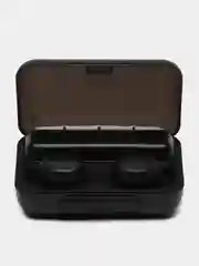 Черный наушники беспроводные с Power Bank, Bluetooth TWS F9-5