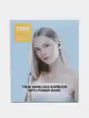 Черный наушники беспроводные с Power Bank, Bluetooth TWS F9-5
