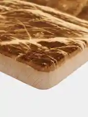 Бежевый меланж доска разделочная, деревянная, из массива кедра, 35 x 24 х 2,2 см