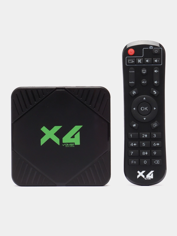 Смарт приставка для телевизора DIVISAT X4  Smart TV 4G/32G, Android 11.0, Android box