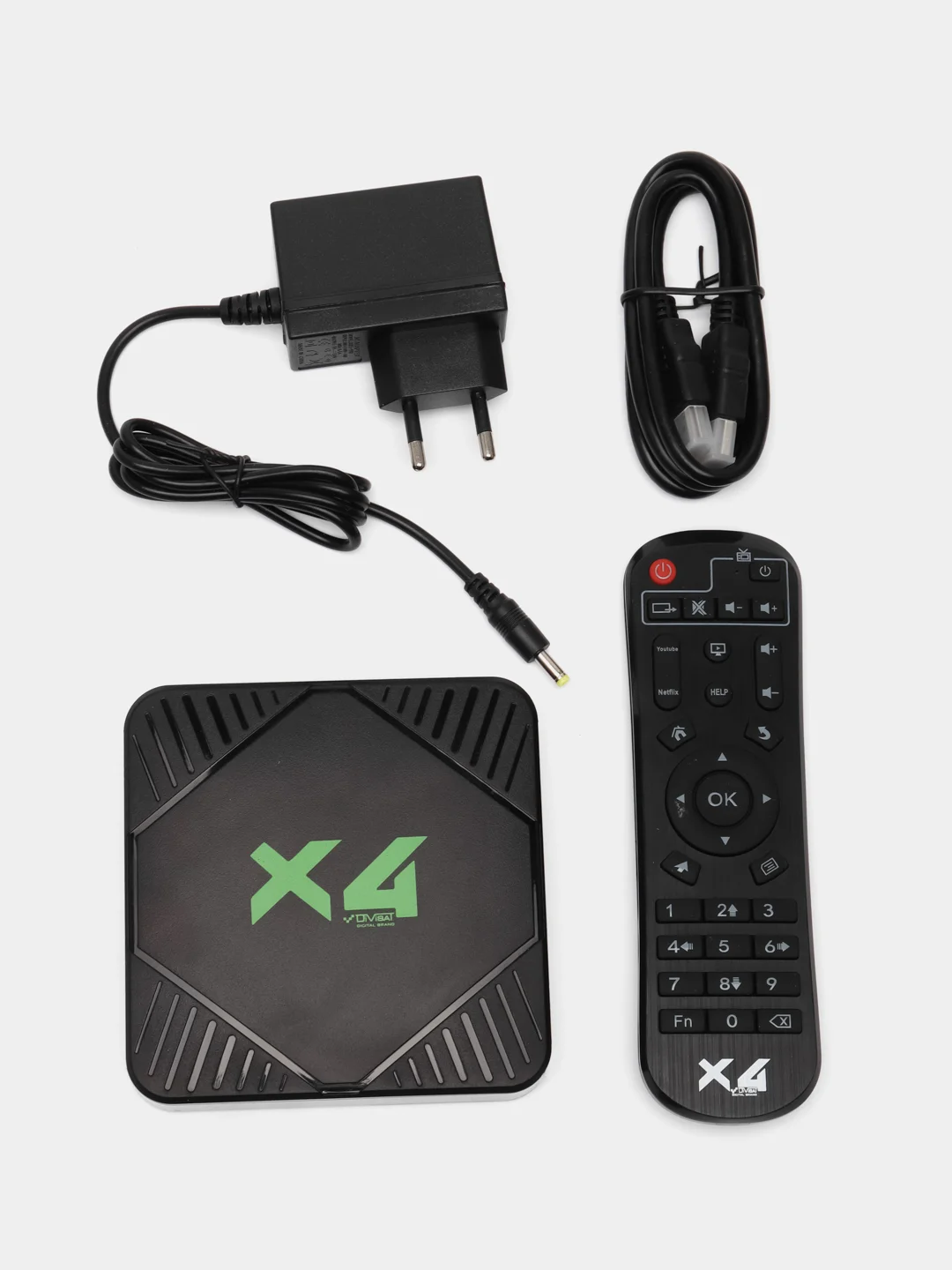 Смарт приставка для телевизора DIVISAT X4  Smart TV 4G/32G, Android 11.0, Android box