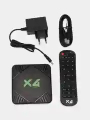 Смарт приставка для телевизора DIVISAT X4  Smart TV 4G/32G, Android 11.0, Android box
