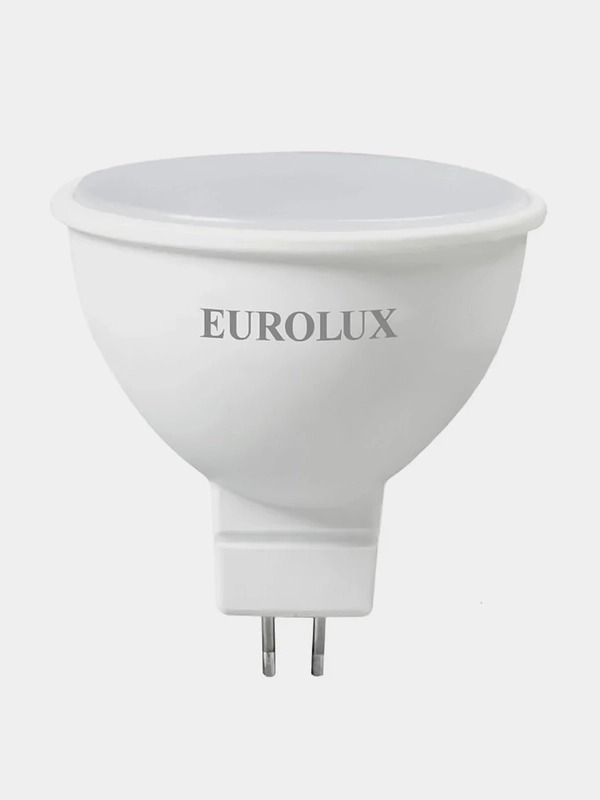 Лампа светодиодная LL-E-MR16-7W-230-27K-GU5.3 (рефлектор 7Вт тепл. GU5.3) Eurolux