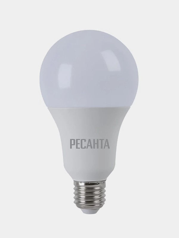 Лампа светодиодная LL-R-A80-20W-230-3K-E27 (груша 20Вт тепл. Е27) Ресанта