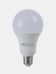 Лампа светодиодная LL-R-A80-20W-230-4K-E27 (груша 20Вт нейтр. Е27) Ресанта