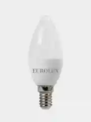 Лампа светодиодная LL-E-C37-6W-230-27K-E14 (свеча 6Вт тепл. Е14) Eurolux